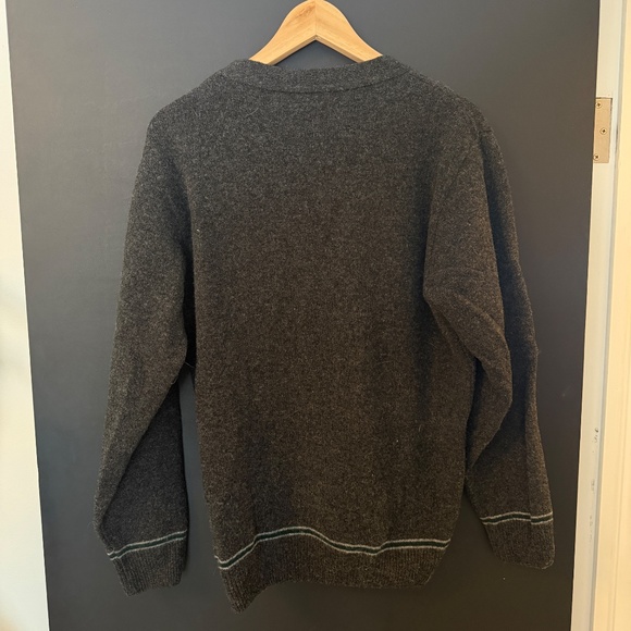 Lochaven Slytherin Slytherin Cardigan 100% Wool Hogwarts House Sweater Scotland - Picture 2 of 4